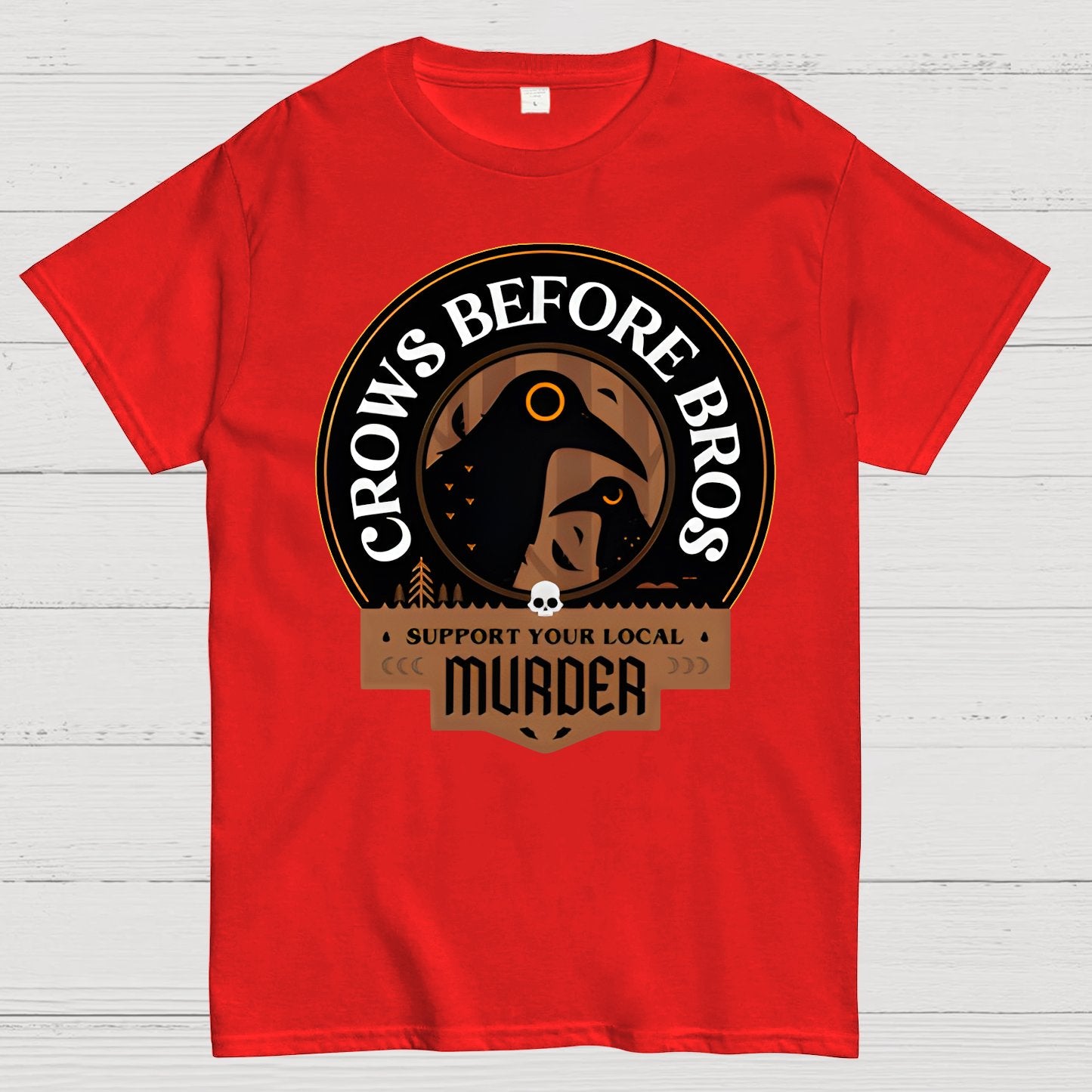 Crows Before Bros Geek T-Shirt