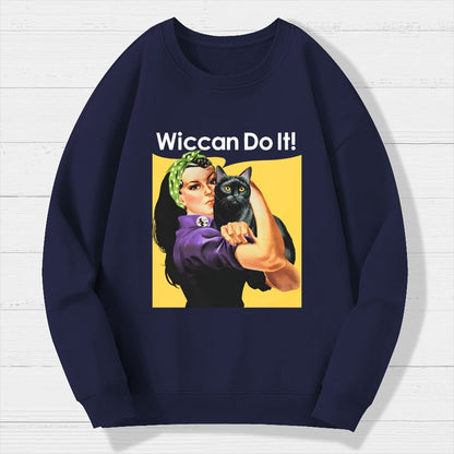 Wiccan Do It Geek Cotton Sweatshirt