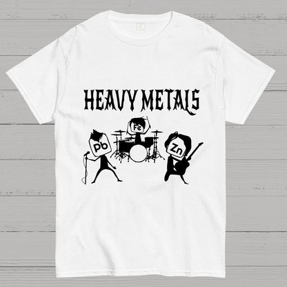 Saying Heavy Metals Rocks Chemistry Geeky T-Shirt