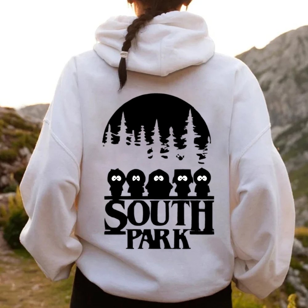 Stranger Park Inspired Art Printed Back Unisex Cotton Hoodie