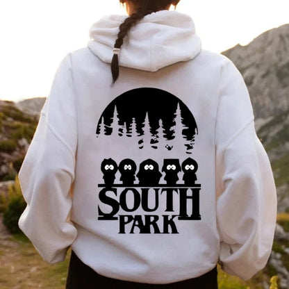 Stranger Park Inspired Art Printed Back Unisex Cotton Hoodie