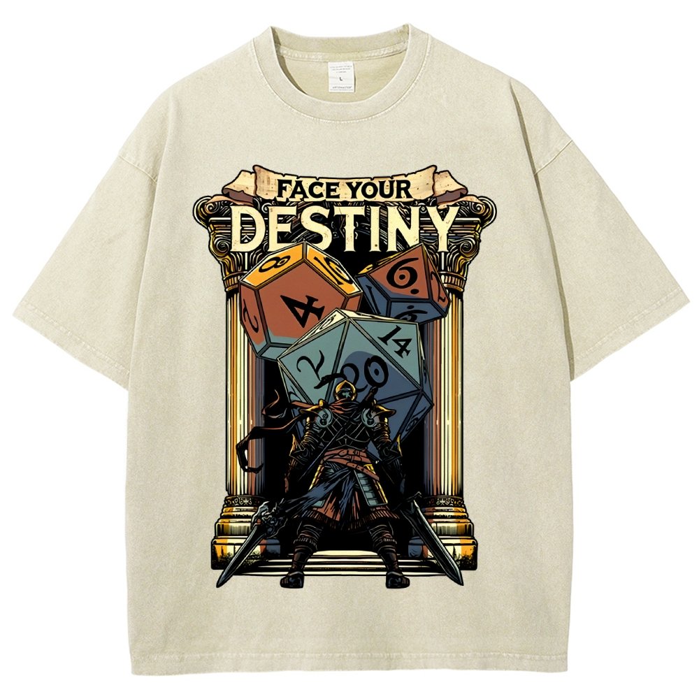 Face your destiny Vintage Distressed T-shirt