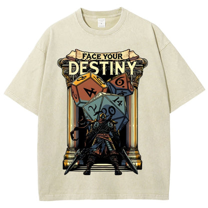 Face your destiny Vintage Distressed T-shirt