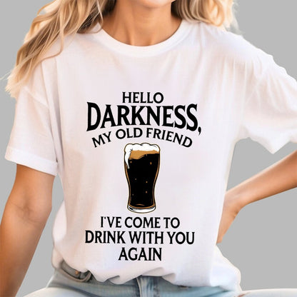 Hello Darkness Funny Geek T-Shirt