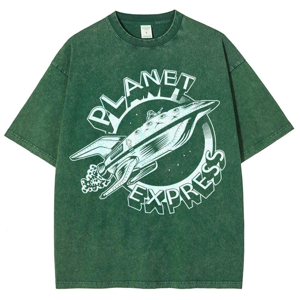 Cosmic Express Vintage Distressed T-shirt