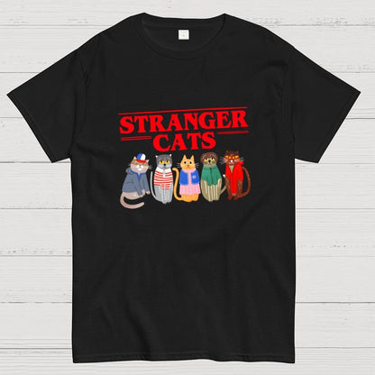 Stranger Cats Geek T-Shirt