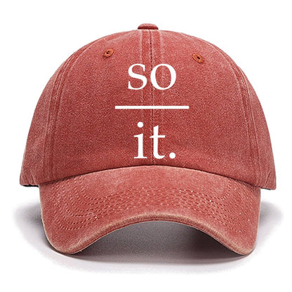 So Over It Nerd Cotton Hat