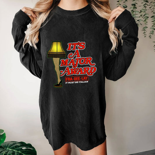 Major Award Washed Long Sleeve Tee