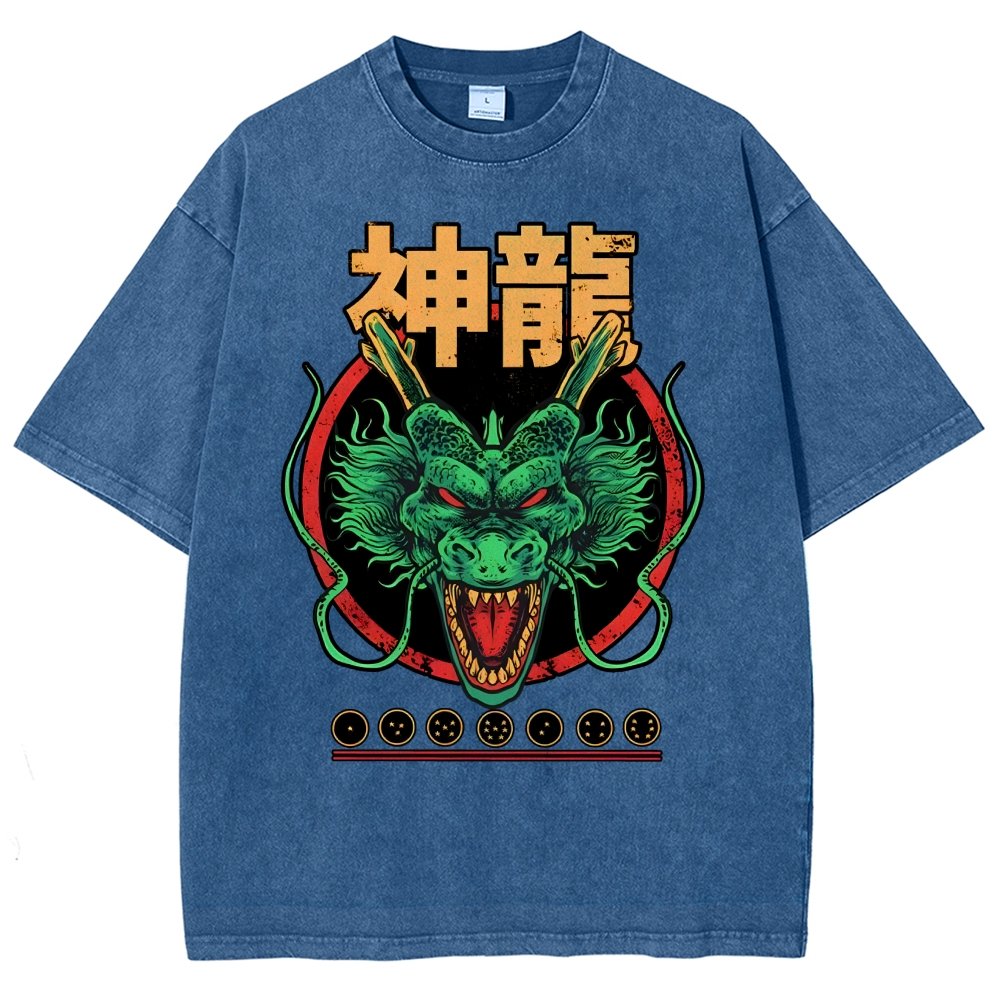 God Dragon Vintage Distressed T-shirt