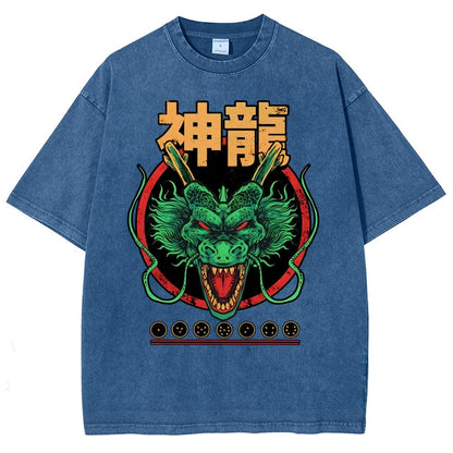 God Dragon Vintage Distressed T-shirt