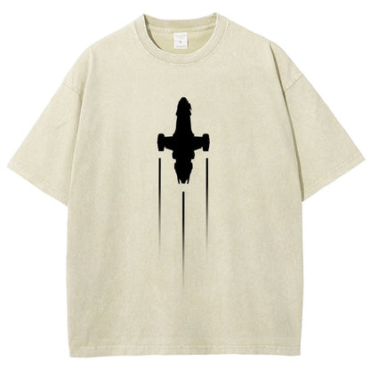 Firefly Starship Silhouette Vintage Distressed T-shirt