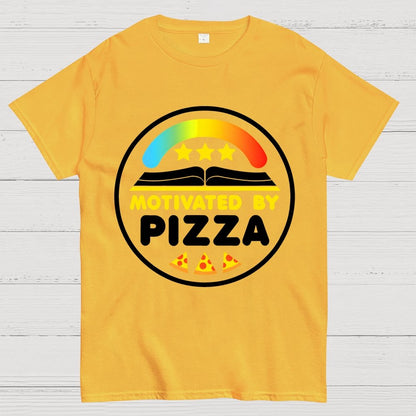 Motivated By Pizza Geek T-Shirt