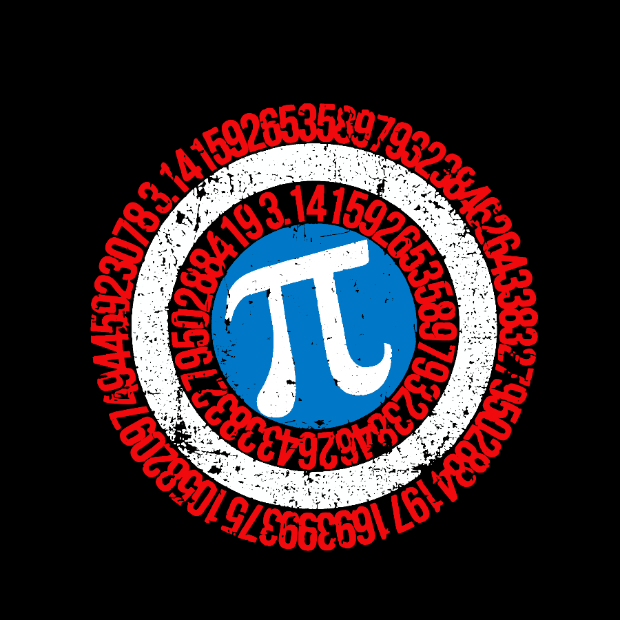 Pi Day Hero Shield Geek T-Shirt