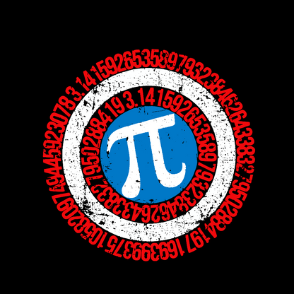 Pi Day Hero Shield Geek T-Shirt