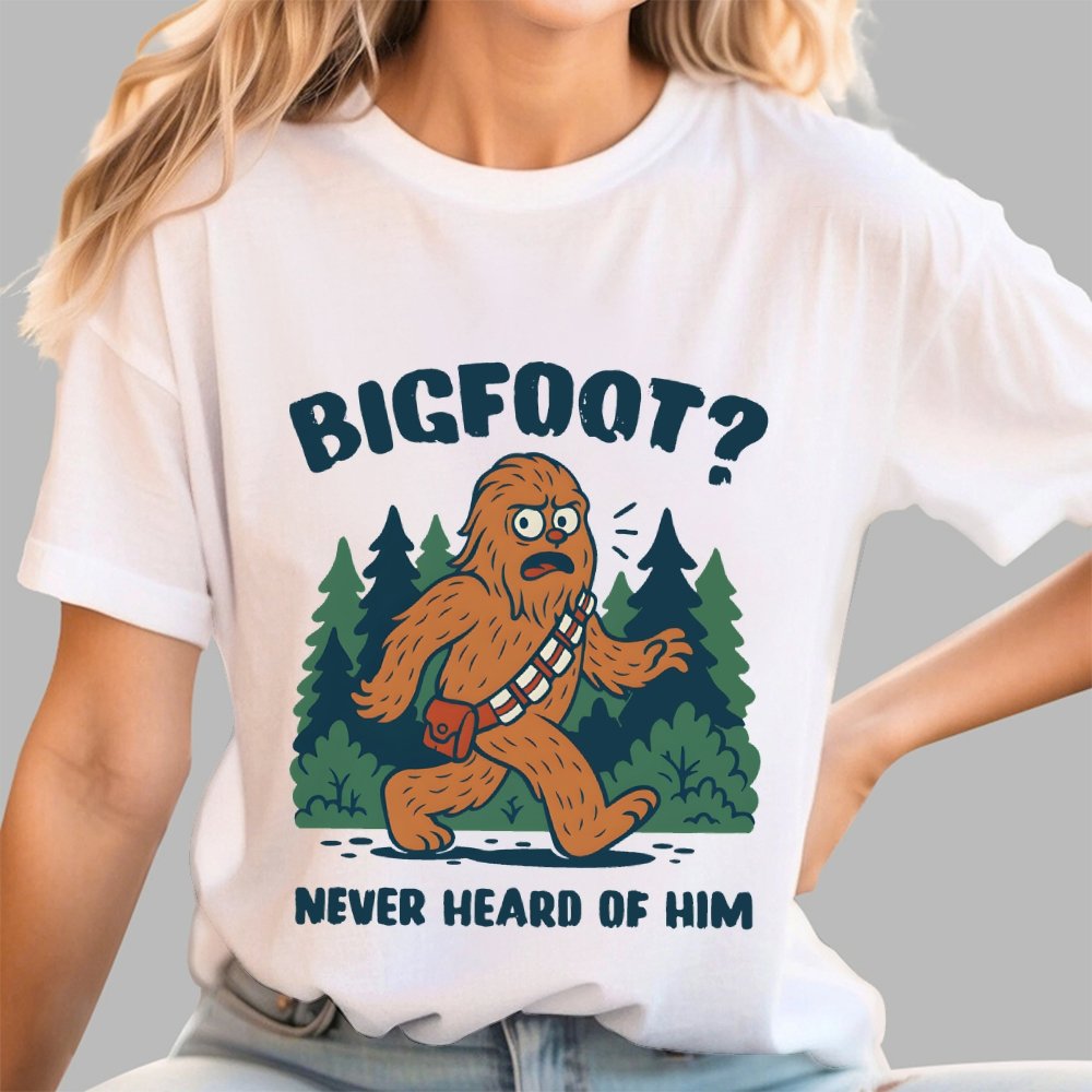 Bigfoot Never Heard Of Him Geek T-Shirt