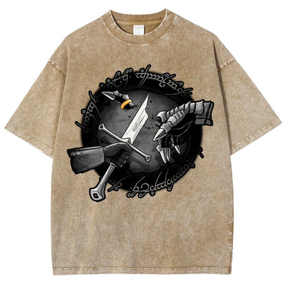 Cut Ring Vintage Distressed T-shirt