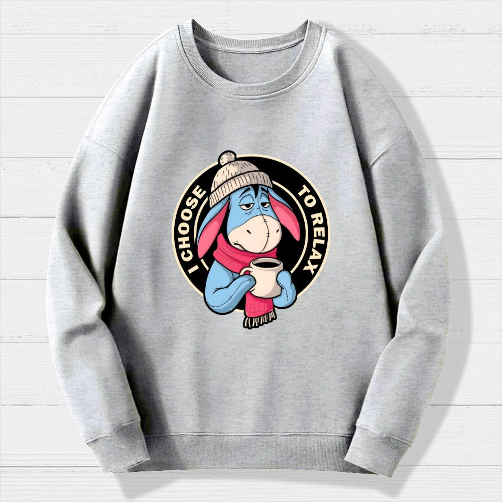 I Chose To Relax Geek Cotton Sweatshirt