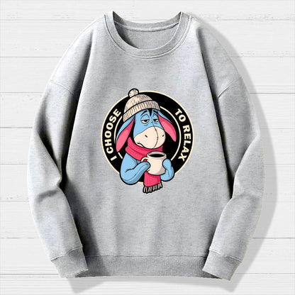 I Chose To Relax Geek Cotton Sweatshirt