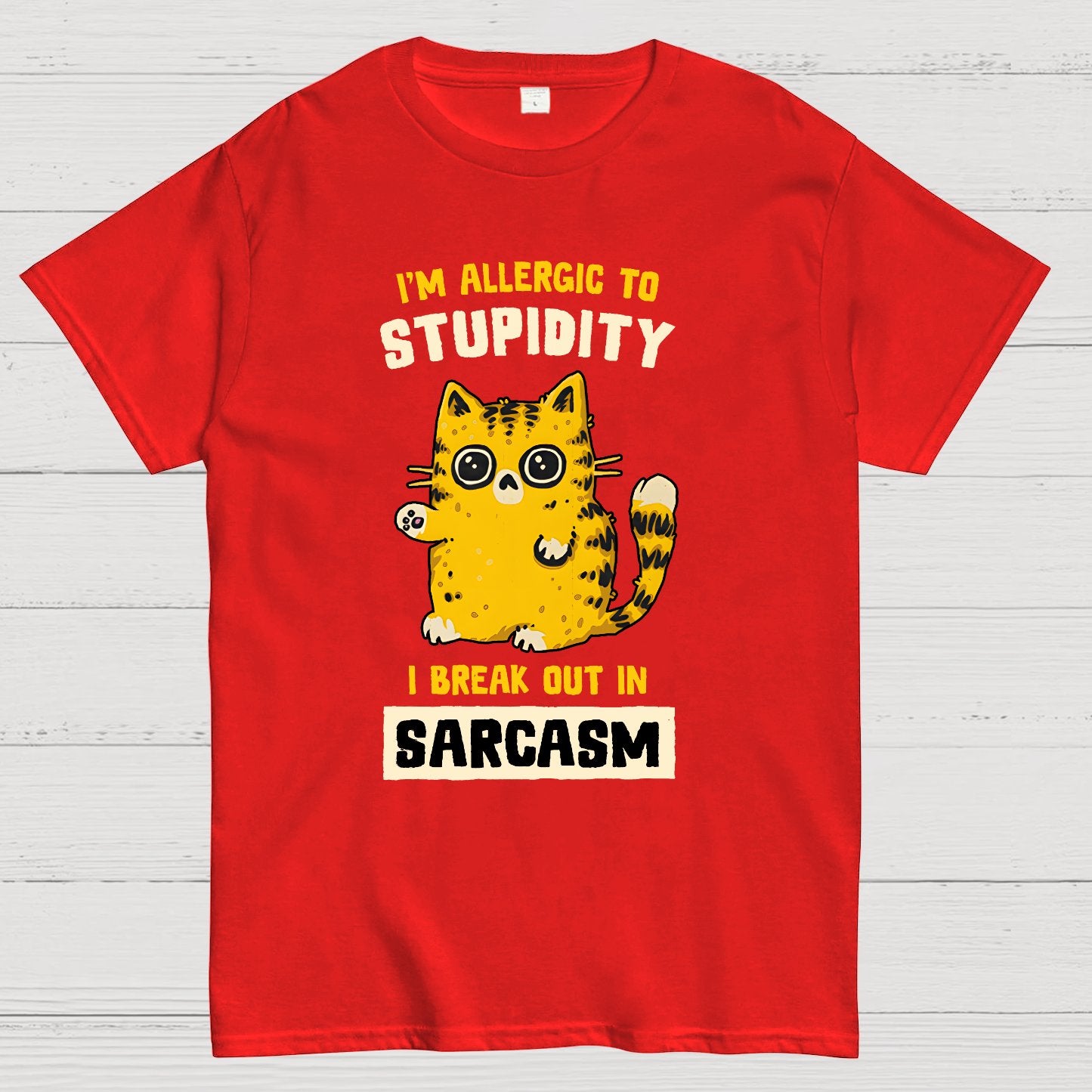 I Am Allergic To Stupidity Geek T-Shirt