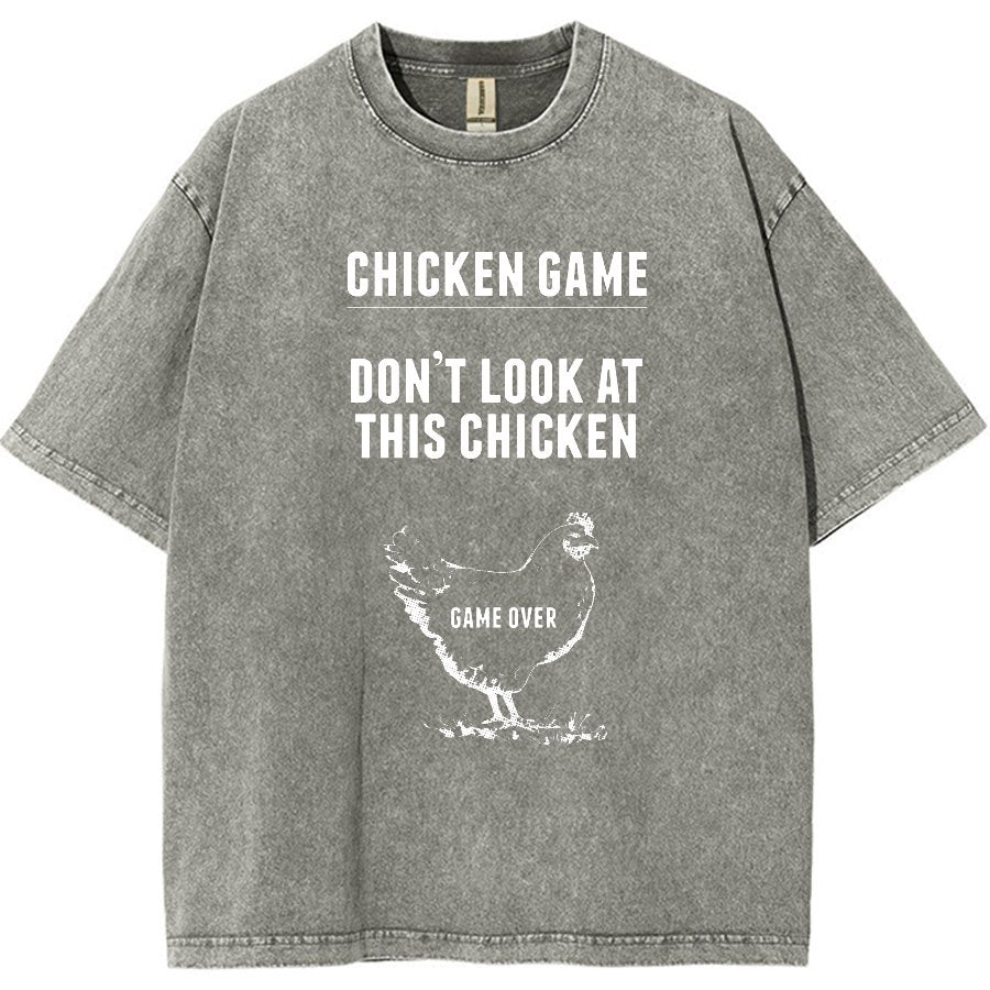 Chicken Game Vintage Distressed T-shirt