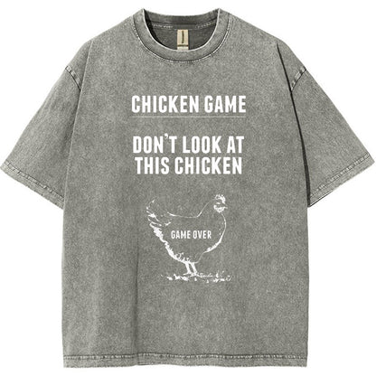 Chicken Game Vintage Distressed T-shirt