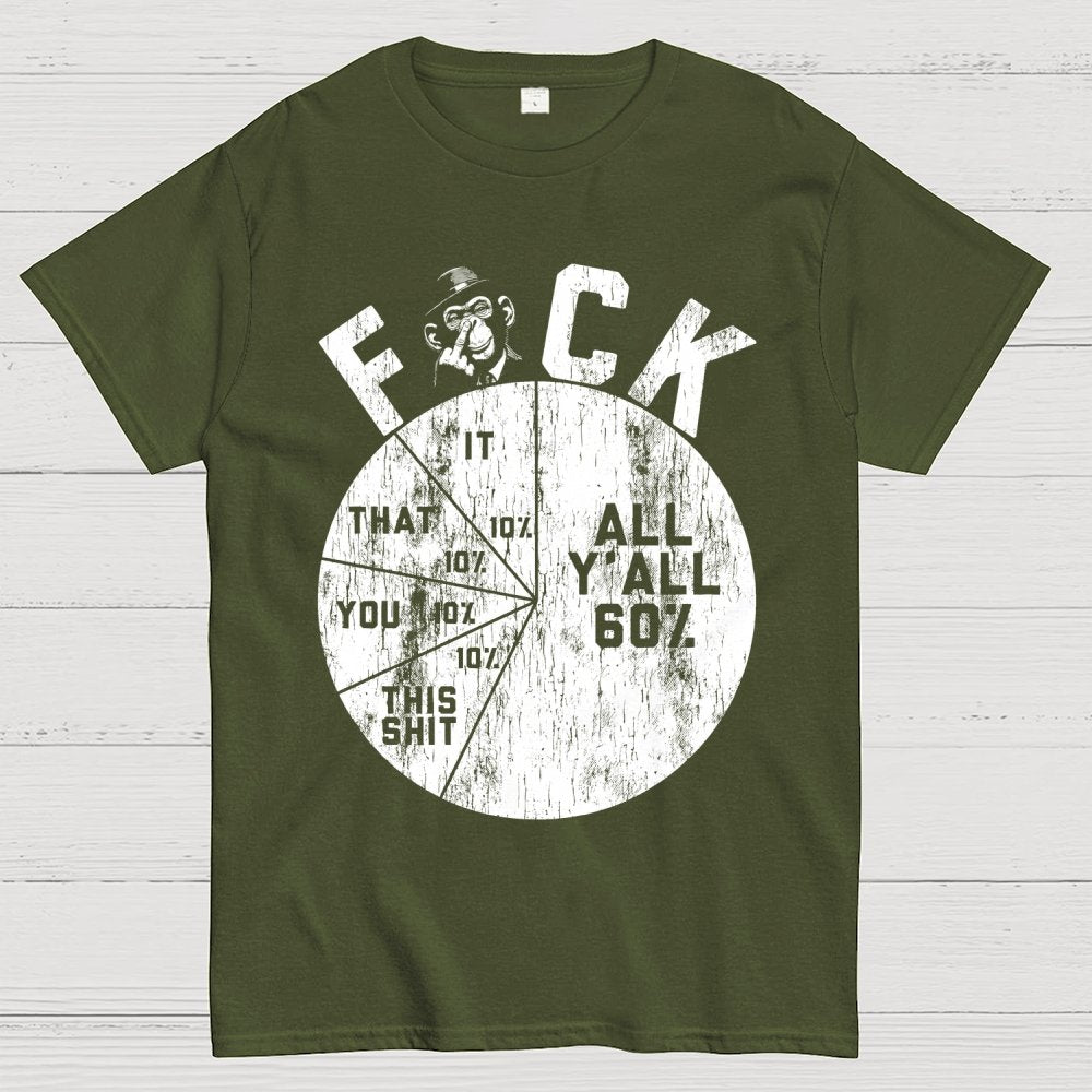 Sentiment Quantification Failure Pie Chart Geek T-Shirt