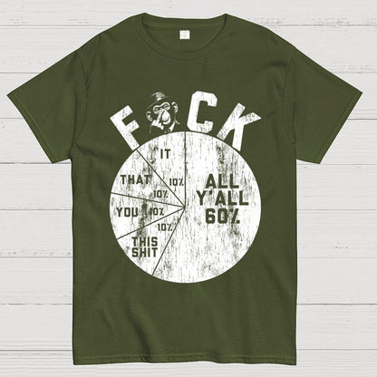Sentiment Quantification Failure Pie Chart Geek T-Shirt