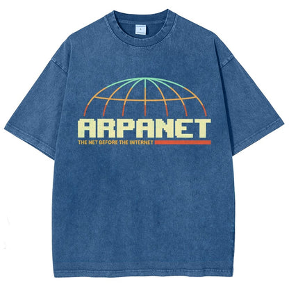 Retro Network Vintage Distressed T-shirt