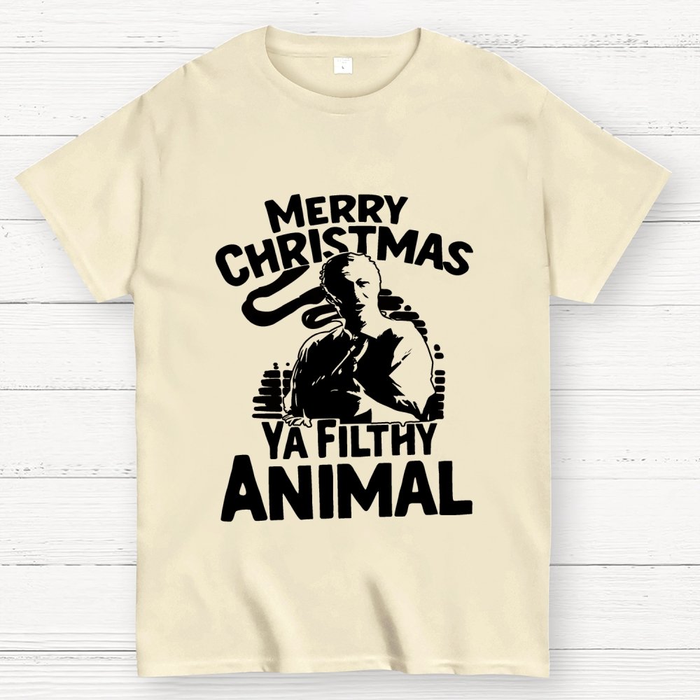 Merry Christmas Ya Filthy Animal Geek T-Shirt