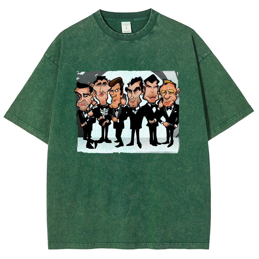 Six Faces One Spy Vintage Distressed T-shirt