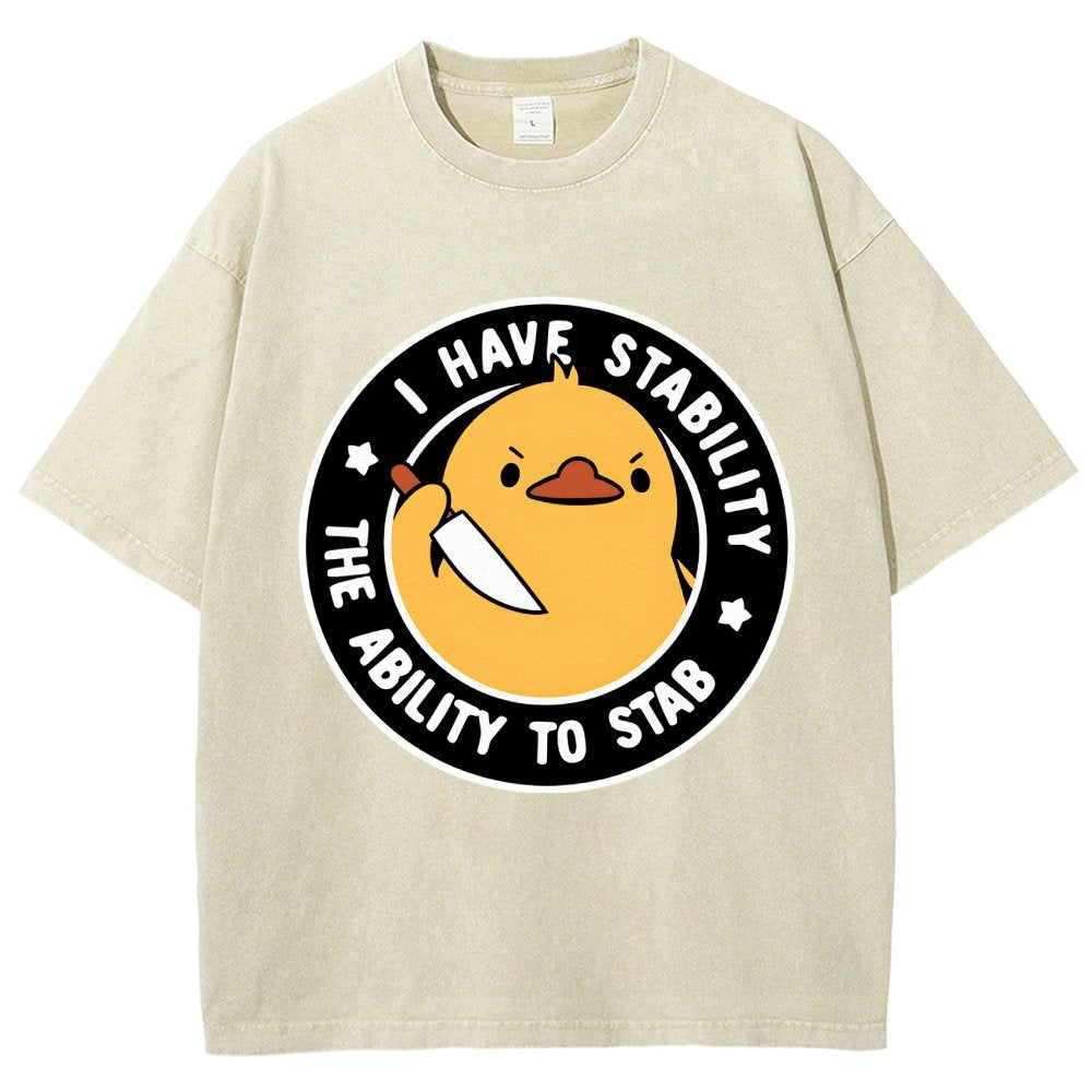 I Have Stability The Ability Vintage Distressed T-shirt