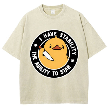 I Have Stability The Ability Vintage Distressed T-shirt