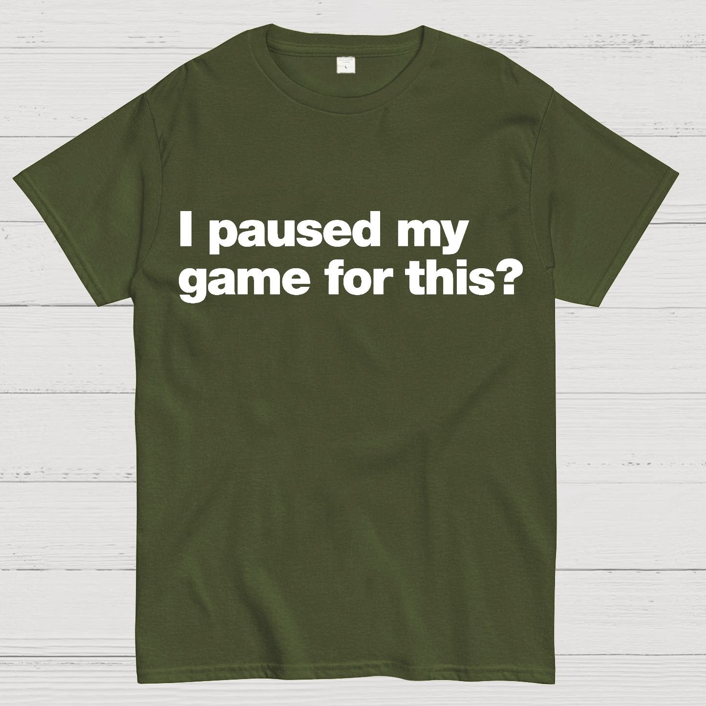 I Paused My Game For This?Geek T-Shirt