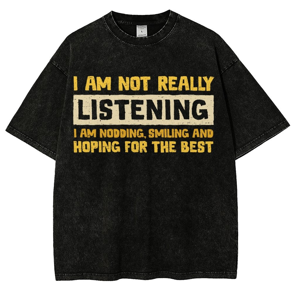 Hoping For The Best Vintage Distressed T-shirt