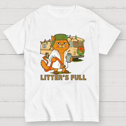 Christmas Shitters Full Cat Geek T-Shirt