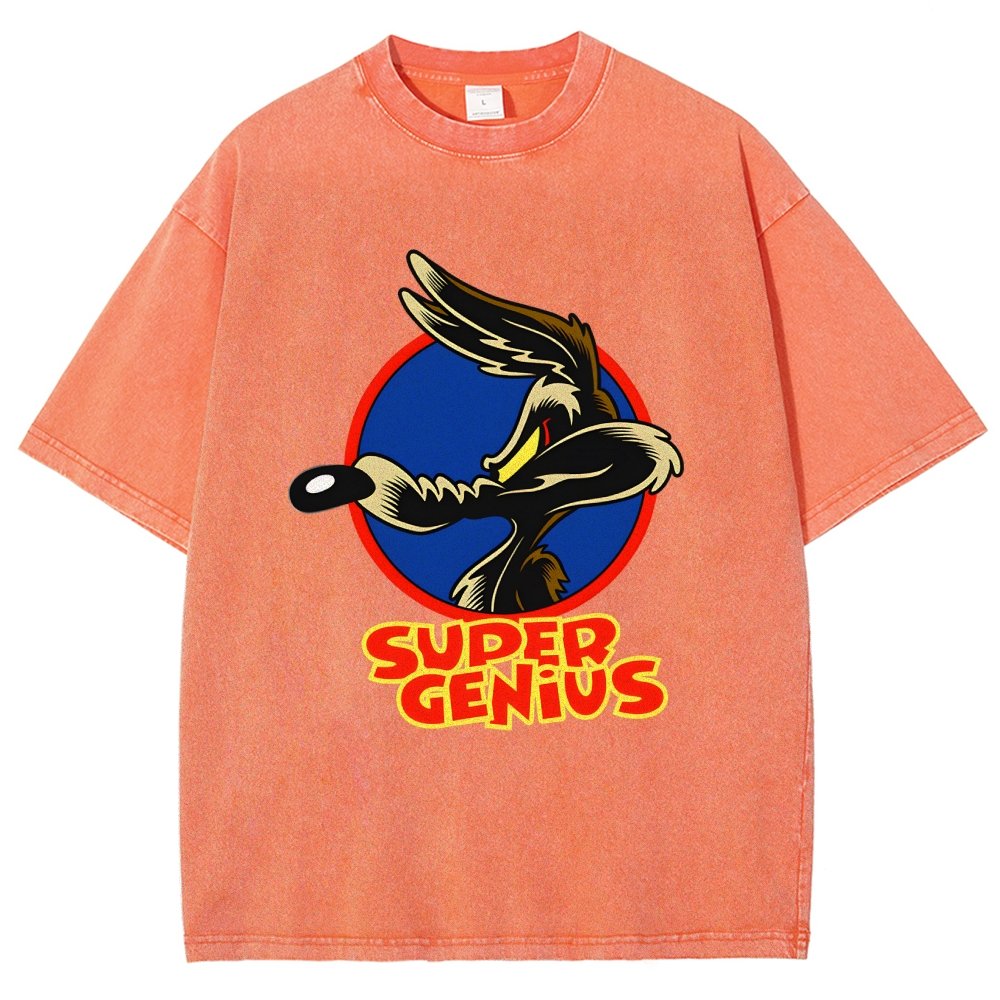Dick Coyote Super Genius Vintage Distressed T-shirt