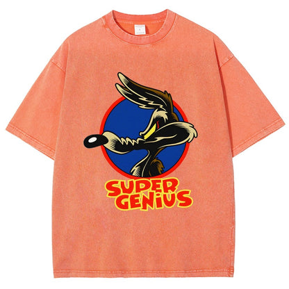 Dick Coyote Super Genius Vintage Distressed T-shirt