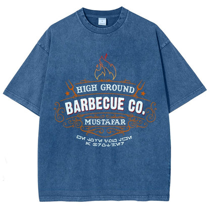 High Ground BBQ Vintage Distressed T-shirt