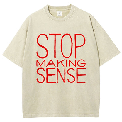 Stop Making Sense Vintage Distressed T-shirt