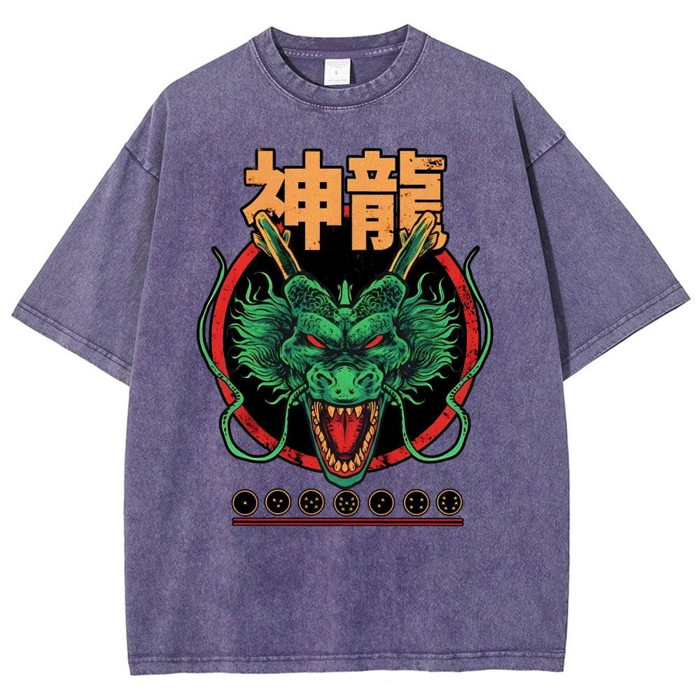 God Dragon Vintage Distressed T-shirt