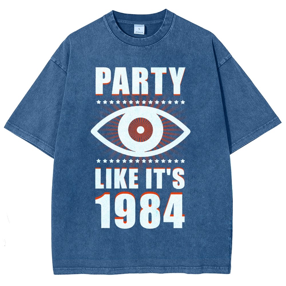Big Brother is Watching You Party Vintage Distressed T-shirt