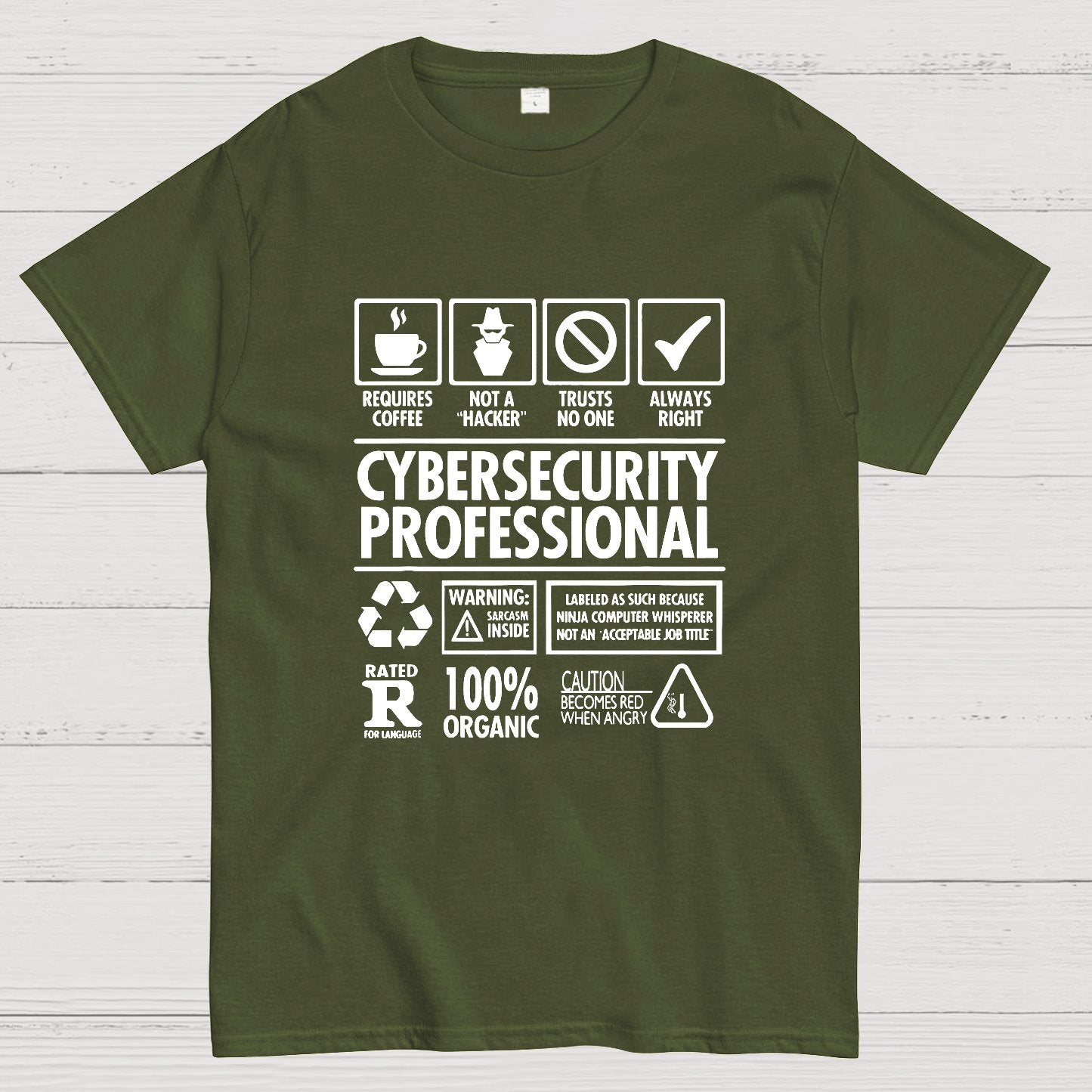 Cybersecurity Professional Geeky T-Shirt
