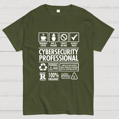 Cybersecurity Professional Geeky T-Shirt