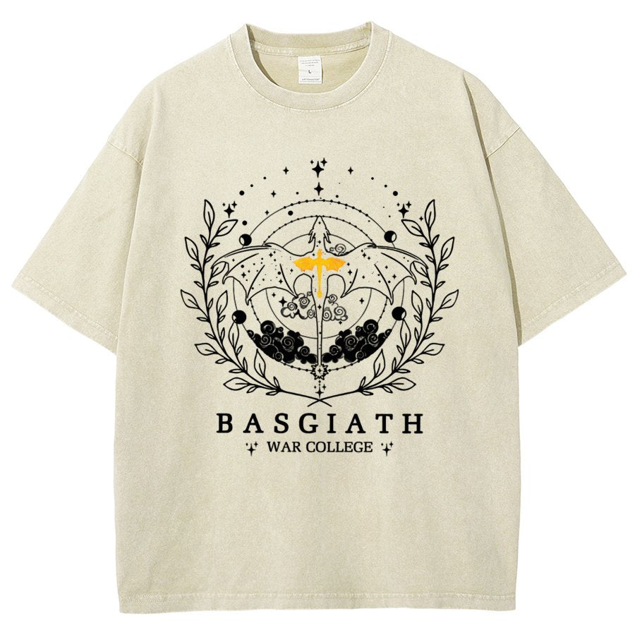 Fourth Wing Nerd Tee, Dragon Rider Bookish Vintage Distressed T-shirt