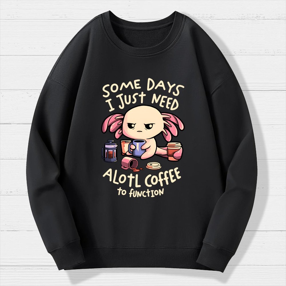 Alotl Coffee Geek Cotton Sweatshirt