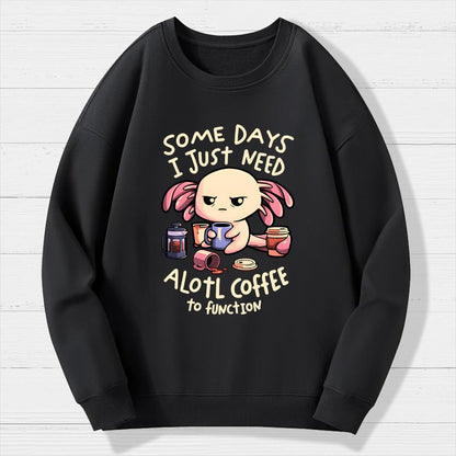Alotl Coffee Geek Cotton Sweatshirt