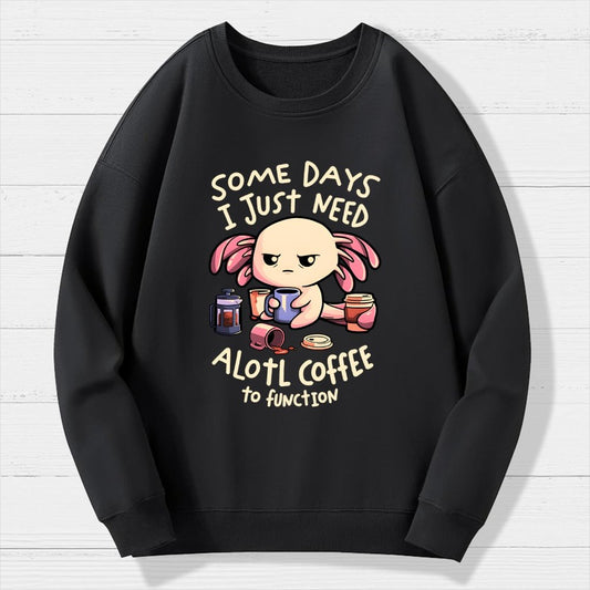 Alotl Coffee Geek Cotton Sweatshirt