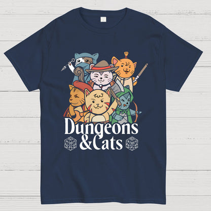 Dungeons and Cats Geeky T-Shirt