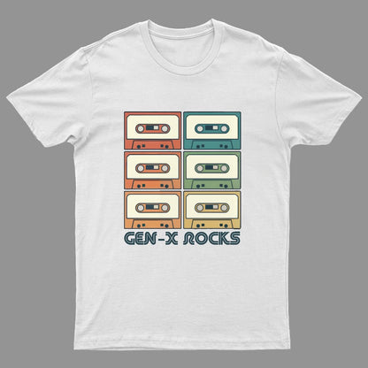 Retro Generation X - Gen X Raised On Hose Water And Neglect Geeky T-Shirt