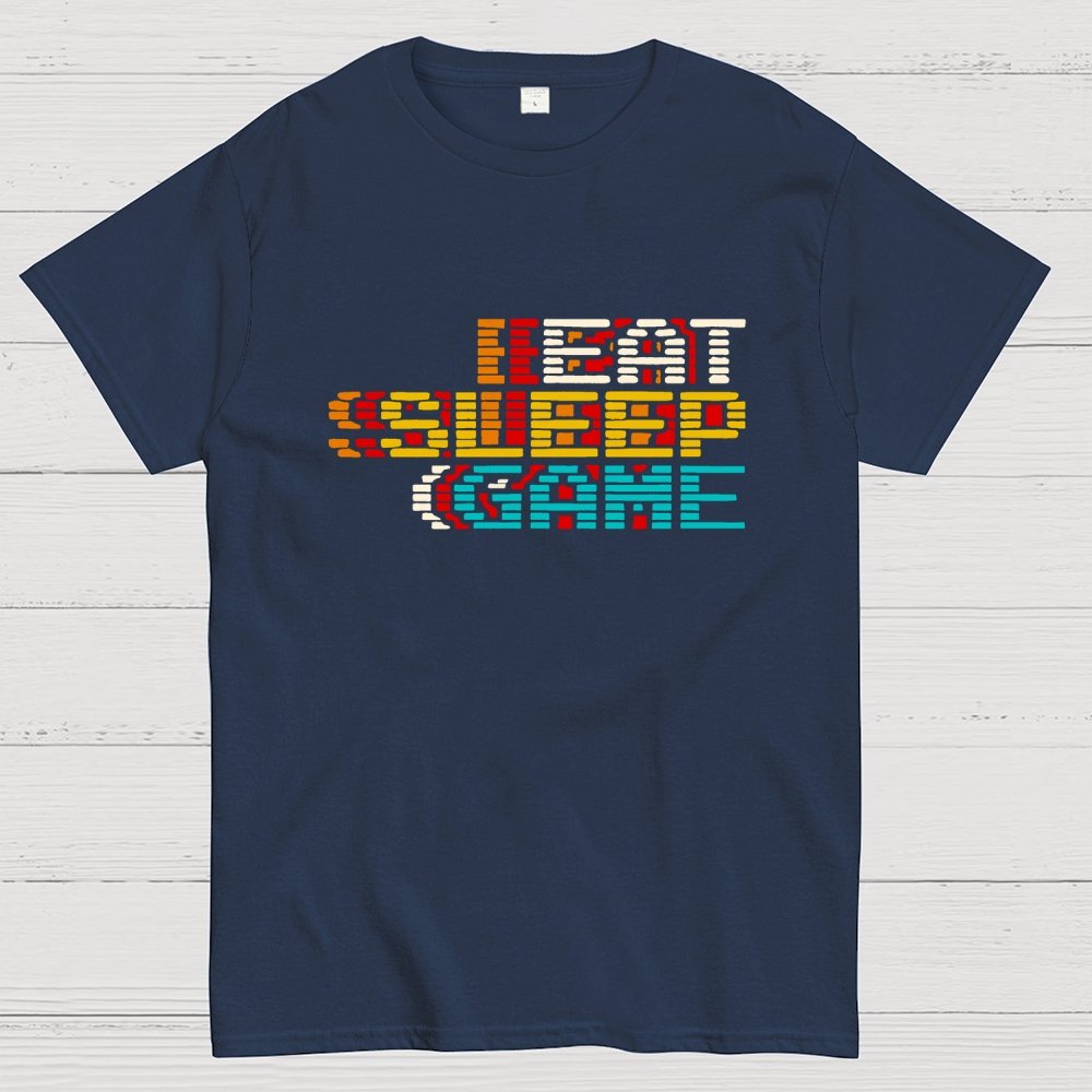 Eat Sleep Game Repeat Geek T-Shirt